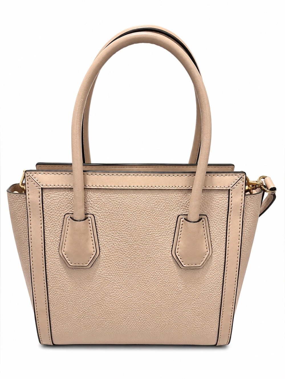 Michael Kors Mercer Studio Woven Leather Crossbody Satchel | Dusty Rose Pink - Picture 5 of 16